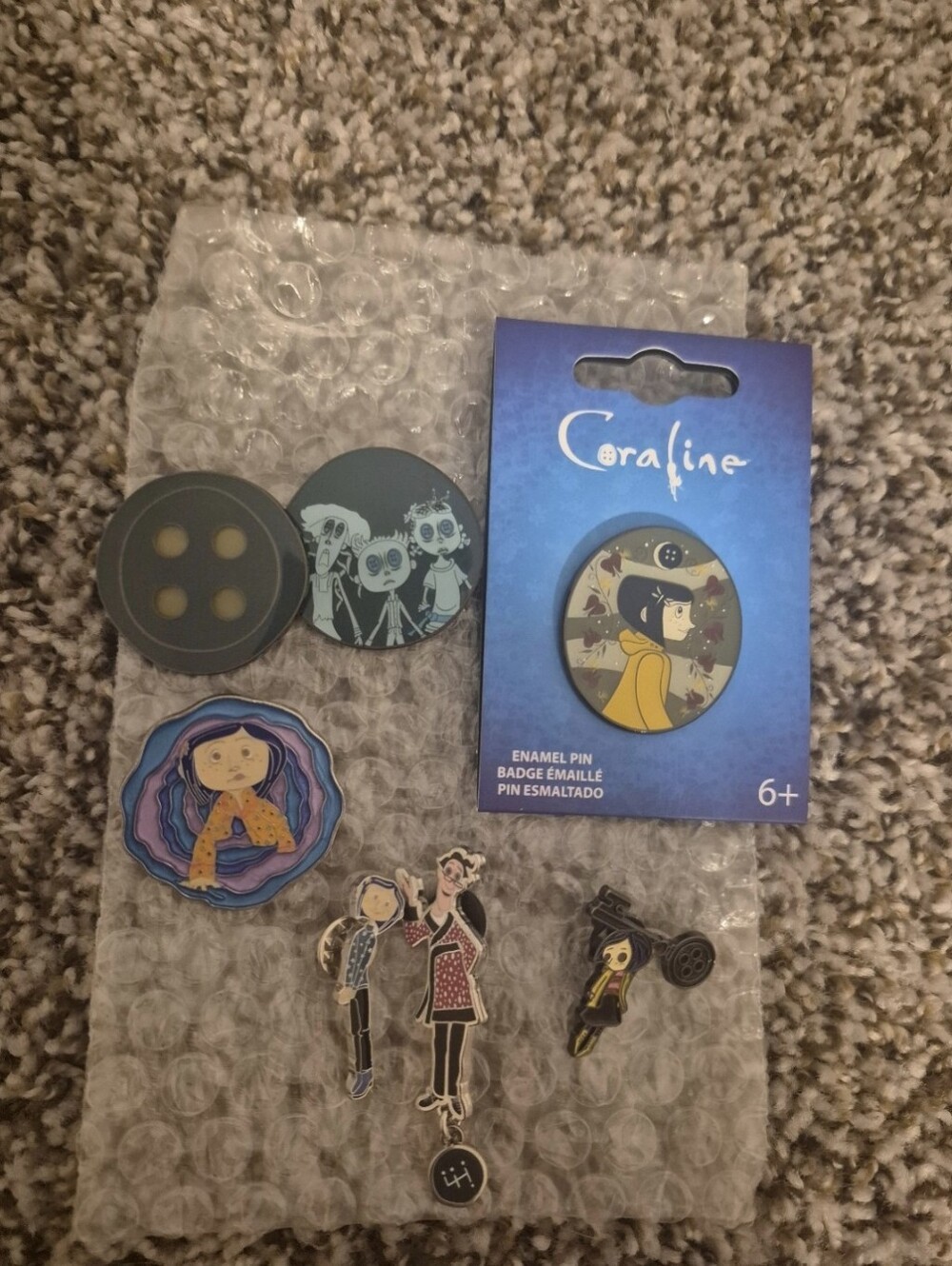 Coraline pins